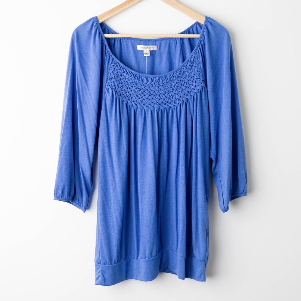 JohnPaulRichard | 3/4 Length Sleeve Tee | Blue | L
